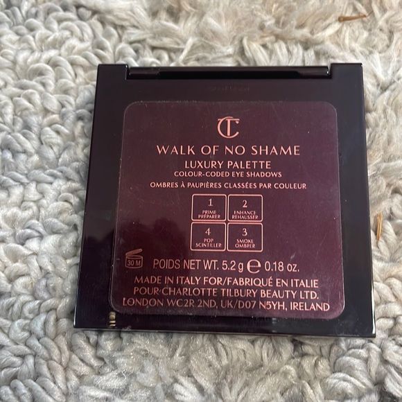 Charlotte Tilbury Quad- Walk of No Shame- never used nor swatched NWOB - Picture 4 of 4